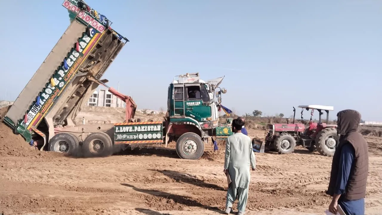 Water-supply pipeline & manholes