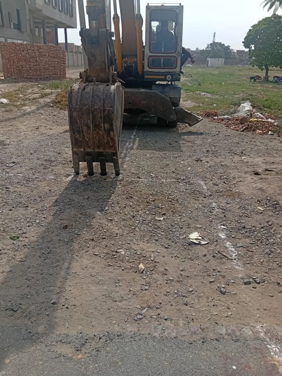 Service trenching for utilities